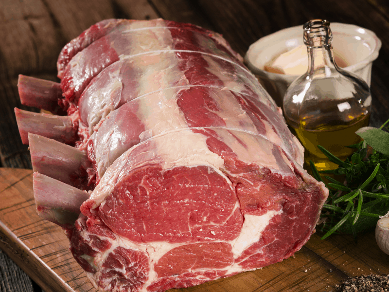french trimmed prime rib of beef