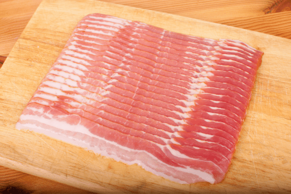 Streaky Bacon is taken from the belly