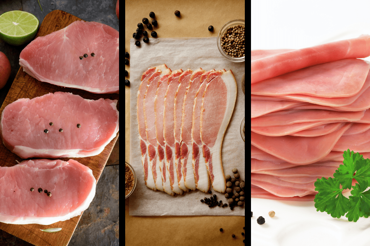 Difference Between Pork, Ham, Gammon and Bacon